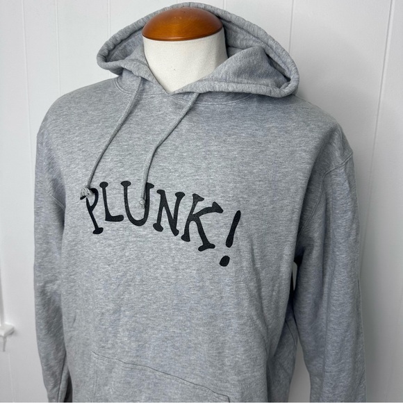 Snoopy Peanuts X Tower Records PLUNK! Grey Hoodie - Picture 5 of 12